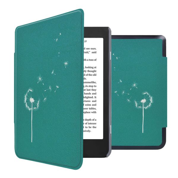 imoshion Design Slim Hard Case Sleepcover für das Kobo Nia - Green Dandelion