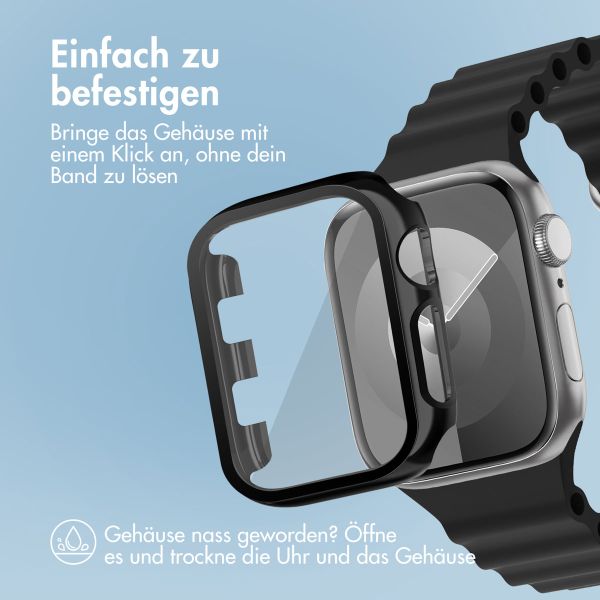 imoshion Full Cover glänzendes Hard Case für die Apple Watch Series 1 / 2 / 3 – 38 mm – Schwarz