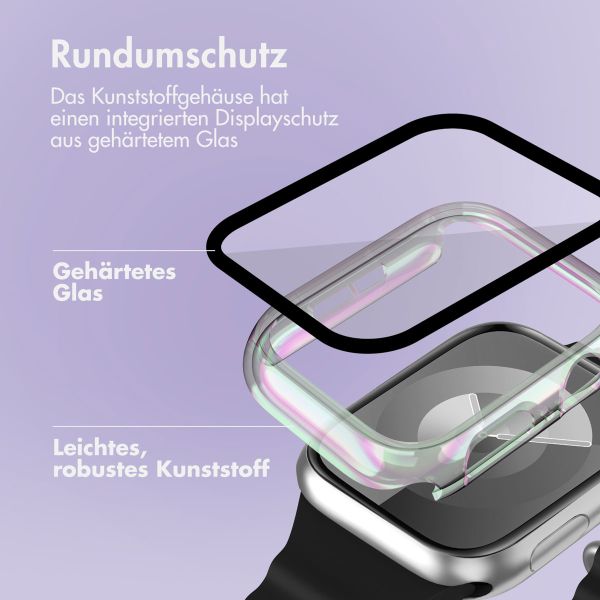 imoshion Full Cover glänzendes Hard Case für die Apple Watch Series 4 / 5 / 6 / SE – 40 mm – Transparent