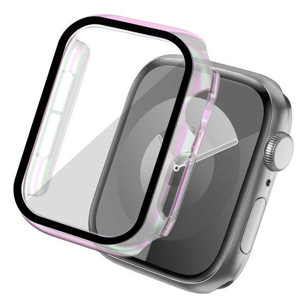 imoshion Full Cover glänzendes Hard Case für die Apple Watch Series 4 / 5 / 6 / SE – 40 mm – Transparent