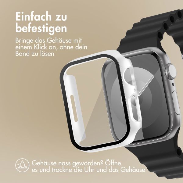 imoshion Full Cover Hard Case für Apple Watch Series 7 / 8 / 9 - 41 mm - Weiß