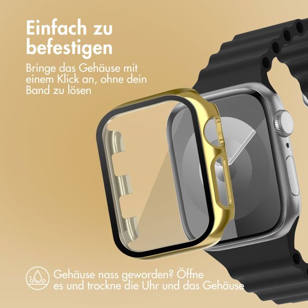 imoshion Full Cover glänzendes Hard Case für die Apple Watch Series 1 / 2 / 3 – 42 mm – Gold