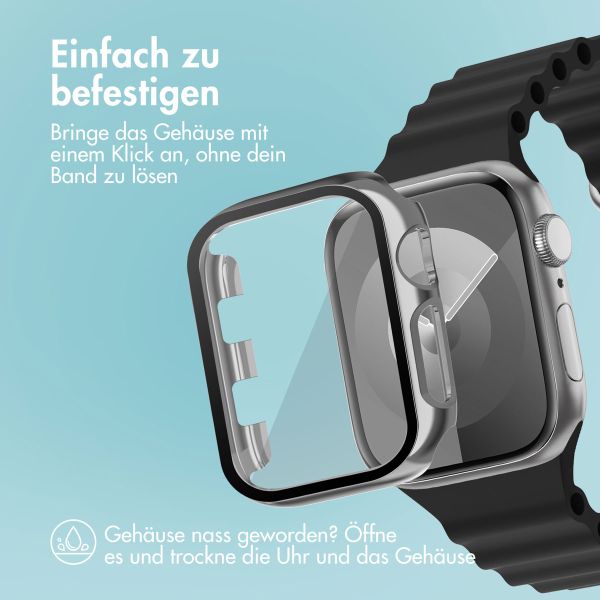 imoshion Full Cover glänzendes Hard Case für die Apple Watch Series 1 / 2 / 3 – 42 mm – Silber