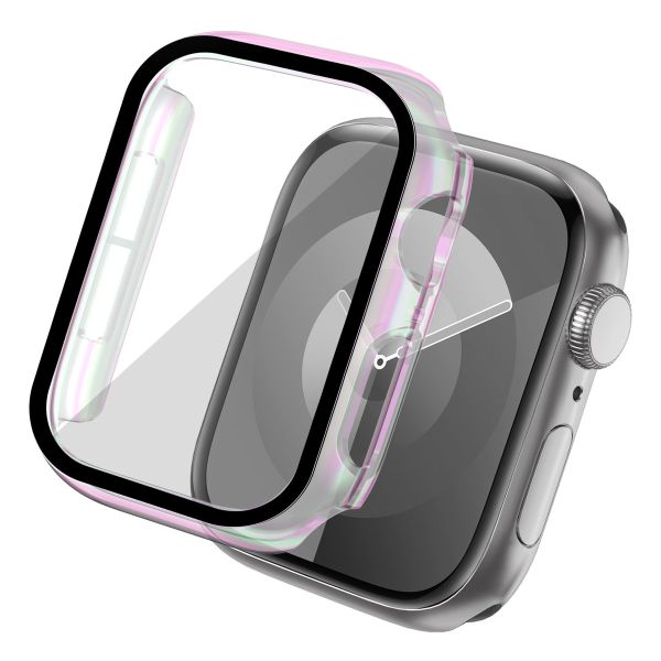 imoshion Full Cover glänzendes Hard Case für die Apple Watch Series 4 / 5 / 6 / SE – 44 mm – Transparent