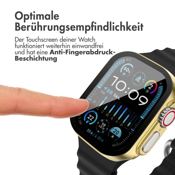 imoshion Full Cover glänzendes Hard Case für die Apple Watch Ultra / Ultra 2 – 49 mm – Gold