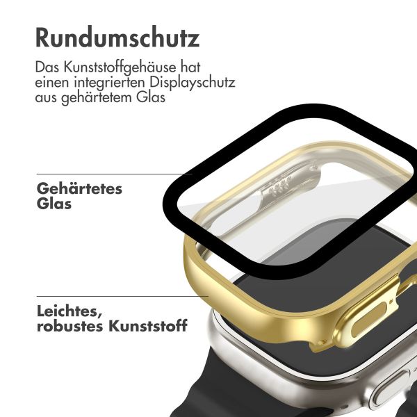 imoshion Full Cover glänzendes Hard Case für die Apple Watch Ultra / Ultra 2 – 49 mm – Gold