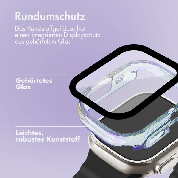 imoshion Full Cover glänzendes Hard Case für die Apple Watch Ultra / Ultra 2 – 49 mm – Transparent