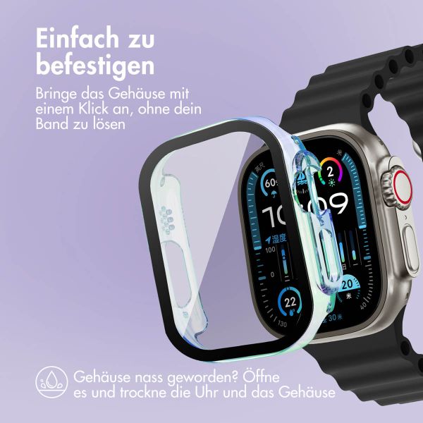 imoshion Full Cover glänzendes Hard Case für die Apple Watch Ultra / Ultra 2 – 49 mm – Transparent