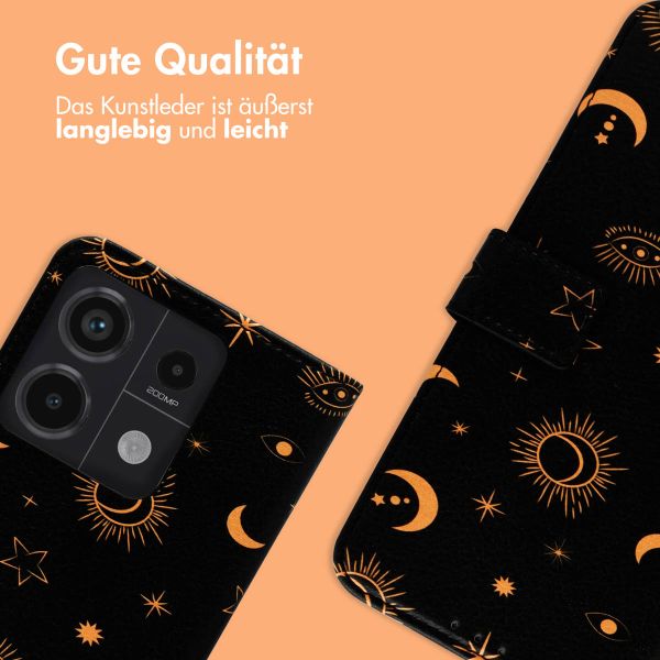 imoshion Design Klapphülle für das Xiaomi Redmi Note 13 Pro (5G) / Poco X6 - Sky Black