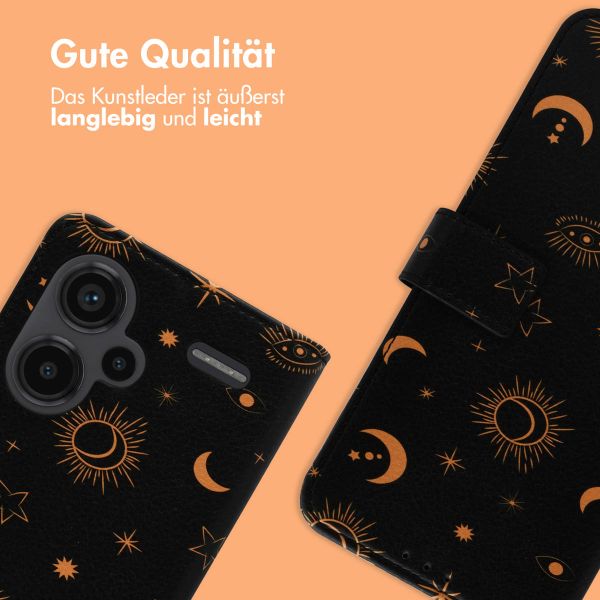 imoshion Design Klapphülle für das Xiaomi Redmi Note 13 Pro Plus (5G) - Sky Black