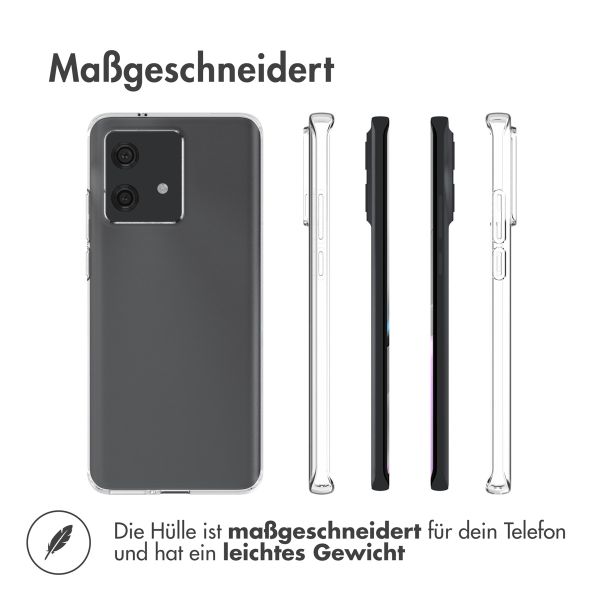 Accezz TPU Clear Cover für das Motorola Moto Edge 40 Neo - Transparent 