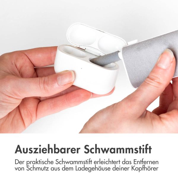 imoshion 5 in 1 AirPods Reinigungsset - Reinigungsset für AirPods, Smartphones und Kopfhörer