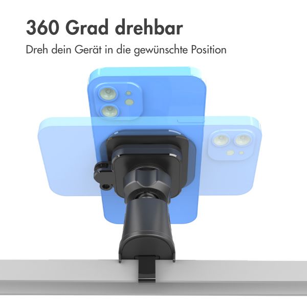 Accezz EasyLock Handyhalterung Auto - Lüftungsgitter - Universal - 360 Grad drehbar - Schwarz