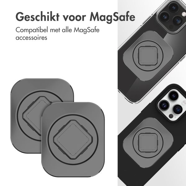 Accezz EasyLock Handyhalterung Auto - Inklusive Hülle für das iPhone 14 Pro - Lüftungsgitter -  360 Grad drehbar - Schwarz