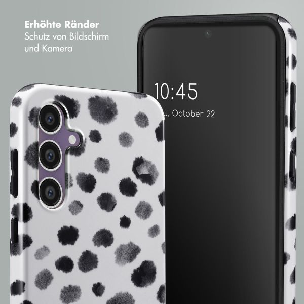 Selencia Vivid Back Cover für das Samsung Galaxy S23 FE - Trendy Leopard