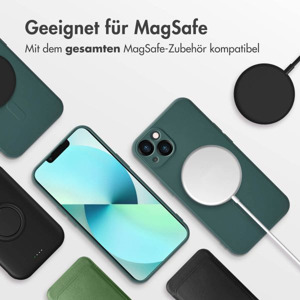 iMoshion Color Back Cover mit MagSafe für das iPhone 13 - Dunkelgrün