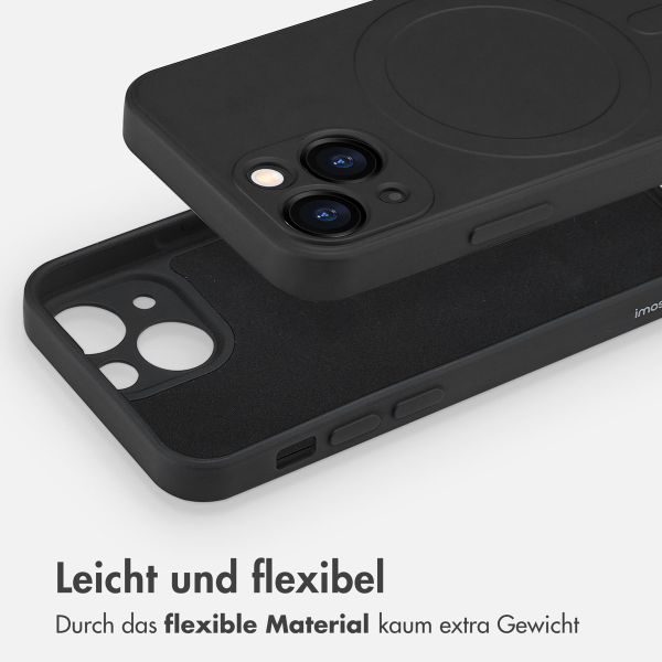 iMoshion Color Back Cover mit MagSafe für das iPhone 13 Mini - Schwarz