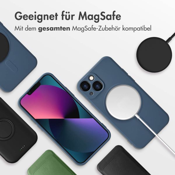 iMoshion Color Back Cover mit MagSafe für das iPhone 13 Mini - Dunkelblau