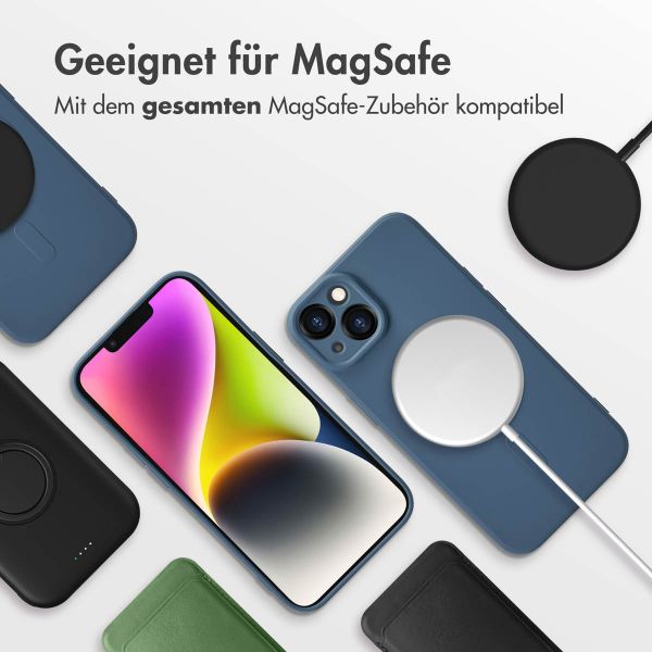 imoshion Color Back Cover mit MagSafe für das iPhone 14 - Dunkelblau