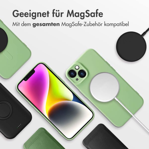 imoshion Color Back Cover mit MagSafe für das iPhone 14 - Grün