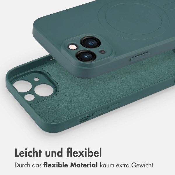 imoshion Color Back Cover mit MagSafe für das iPhone 14 - Dunkelgrün