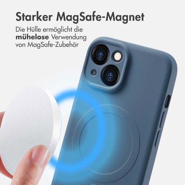 iMoshion Color Back Cover mit MagSafe für das iPhone 15 - Dunkelblau