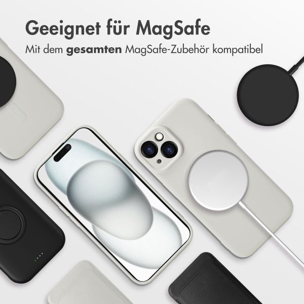 iMoshion Color Back Cover mit MagSafe für das iPhone 15 - Beige