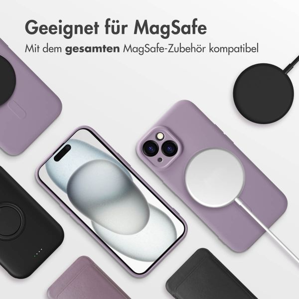 imoshion Color Back Cover mit MagSafe für das iPhone 15 - Violett