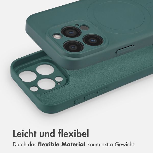iMoshion Color Back Cover mit MagSafe für das iPhone 15 Pro - Dunkelgrün
