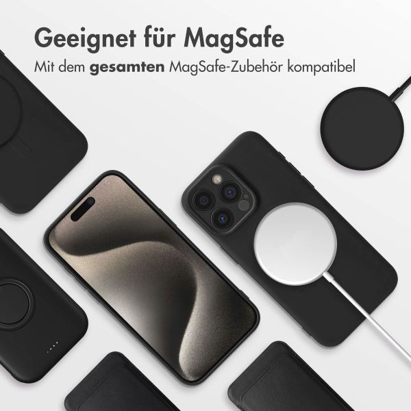 imoshion Color Back Cover mit MagSafe für das iPhone 15 Pro Max - Schwarz