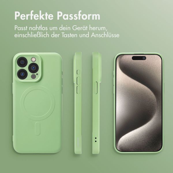 imoshion Color Back Cover mit MagSafe für das iPhone 15 Pro Max - Grün