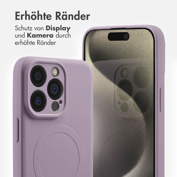 imoshion Color Back Cover mit MagSafe für das iPhone 15 Pro Max - Violett