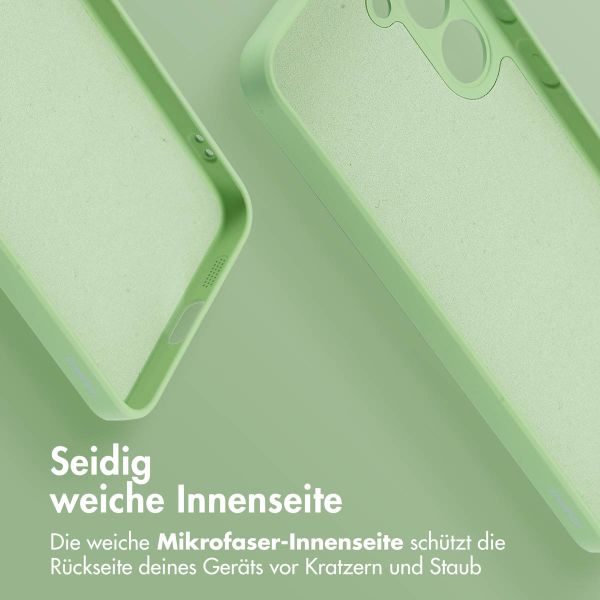 imoshion Color Back Cover mit MagSafe für das Samsung Galaxy S24 Plus - Grün