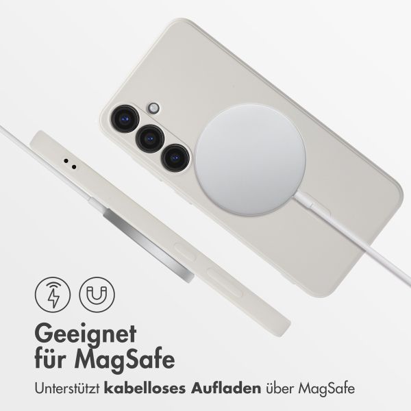 imoshion Color Back Cover mit MagSafe für das Samsung Galaxy S24 Plus - Beige