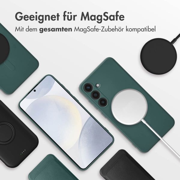 imoshion Color Back Cover mit MagSafe für das Samsung Galaxy S24 Plus - Dunkelgrün