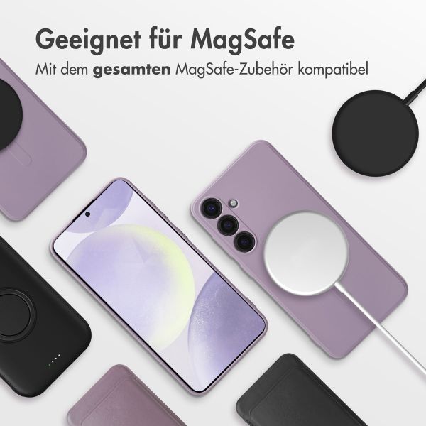 imoshion Color Back Cover mit MagSafe für das Samsung Galaxy S24 Plus - Violett