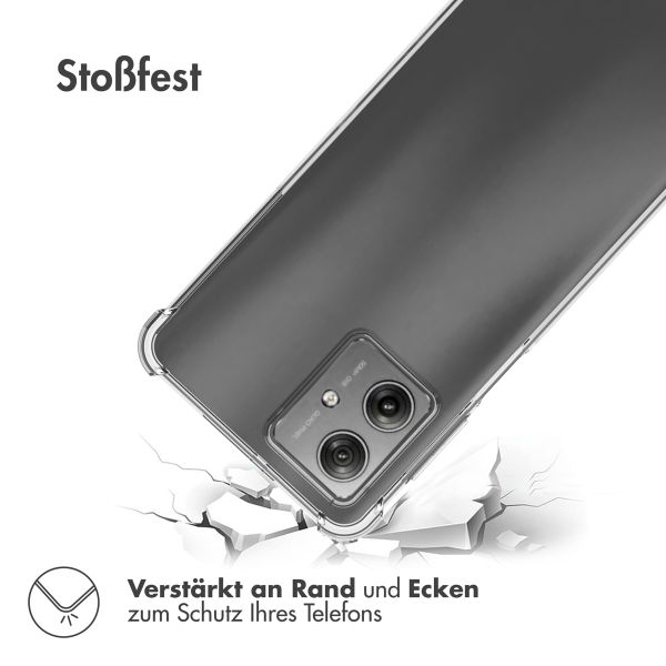 imoshion Shockproof Case für das Motorola Moto G54 - Transparent