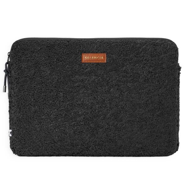 Selencia Teddy Laptop Hülle 13-14 Zoll - Laptop Sleeve - Black