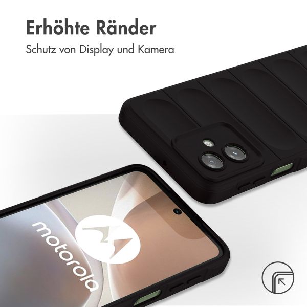 imoshion EasyGrip Back Cover für das Motorola Moto G54 - Schwarz