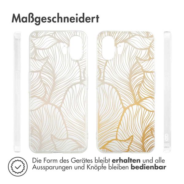 imoshion Design Hülle für das Nothing Phone (2) - Golden Leaves