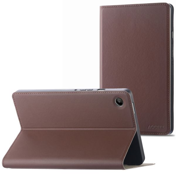 Accezz Classic Tablet Case für das Samsung Galaxy Tab A9 8.7 Zoll  - Braun