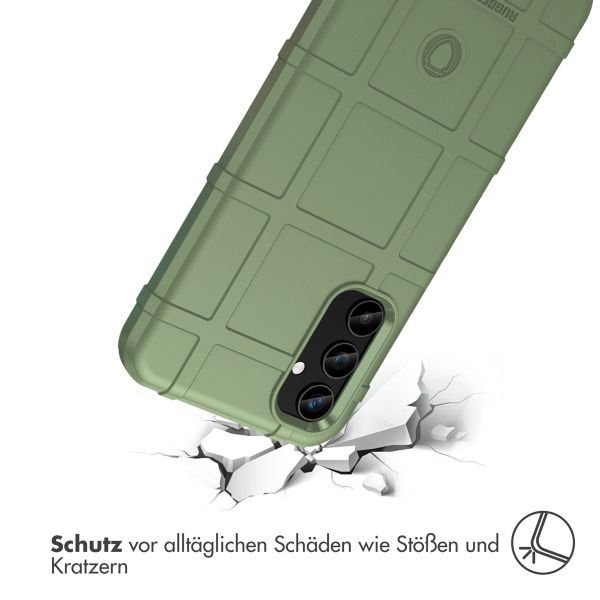 imoshion Rugged Shield Backcover für das Samsung Galaxy A25 (5G) - Dunkelgrün