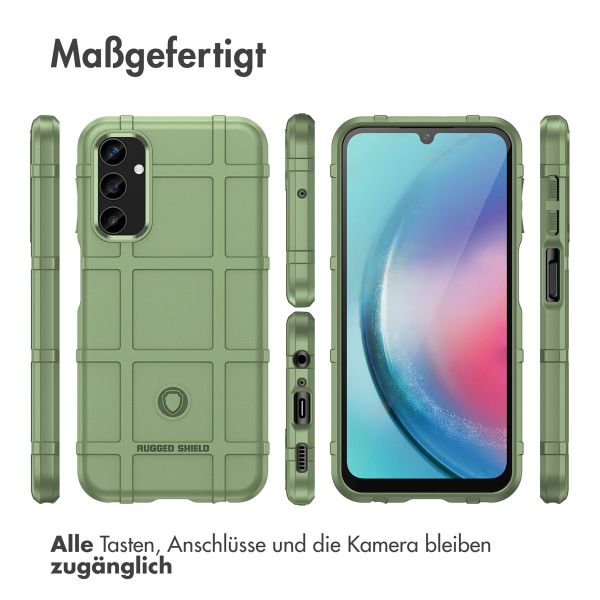 imoshion Rugged Shield Backcover für das Samsung Galaxy A25 (5G) - Dunkelgrün