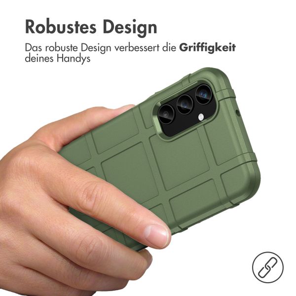 imoshion Rugged Shield Backcover für das Samsung Galaxy A25 (5G) - Dunkelgrün