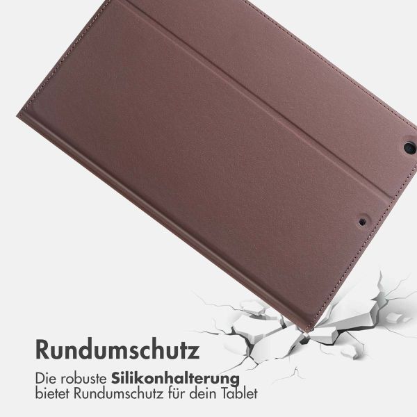 Accezz Classic Tablet Case für das iPad 9 (2021) / iPad 8 (2020) / iPad 7 (2019) 10.2 Zoll - Braun