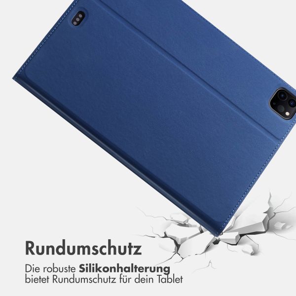 Accezz Classic Tablet Case für das iPad Pro 11 (2022) / Pro 11 (2021) / Pro 11 (2020) / Pro 11 (2018) - Dunkelblau