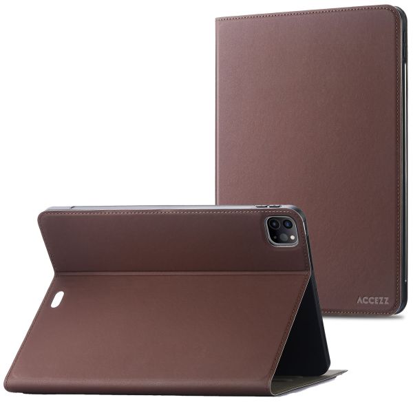 Accezz Classic Tablet Case für das iPad Pro 12.9 (2022) / Pro 12.9 (2021) / Pro 12.9 (2020) - Braun