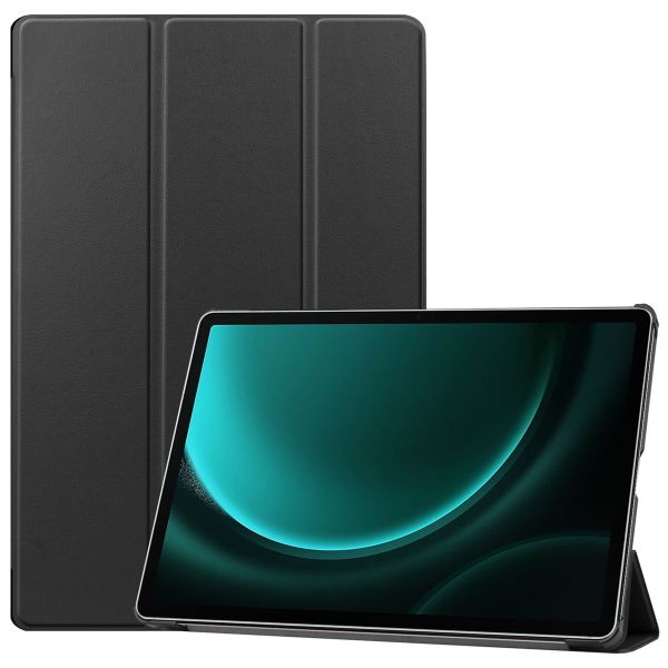 imoshion Trifold Klapphülle für das Samsung Tab S9 FE Plus / Tab S9 Plus 12.4 Zoll - Schwarz