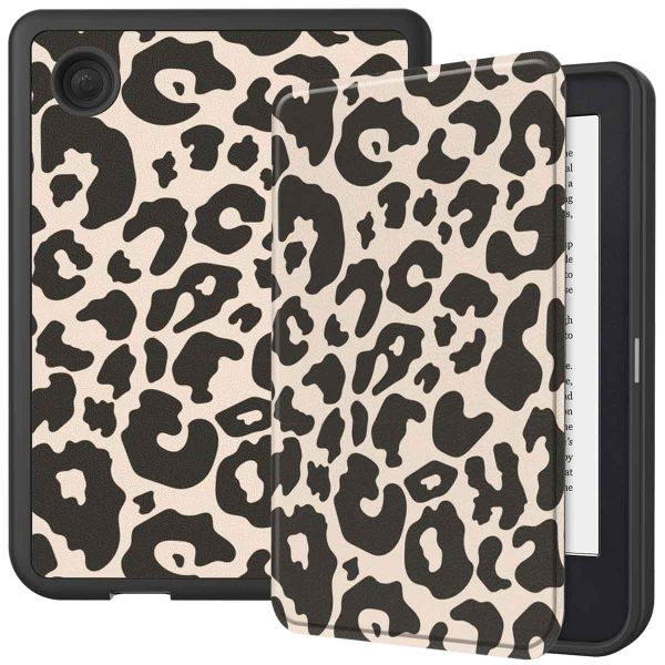 imoshion Design Slim Soft Case Sleepcover für das Kobo Clara 2E / Tolino Shine 4 - Leopard