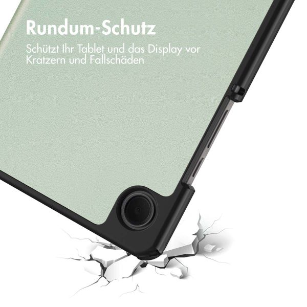 imoshion Trifold Klapphülle für das Samsung Galaxy Tab A9 8.7 Zoll - Hellgrün